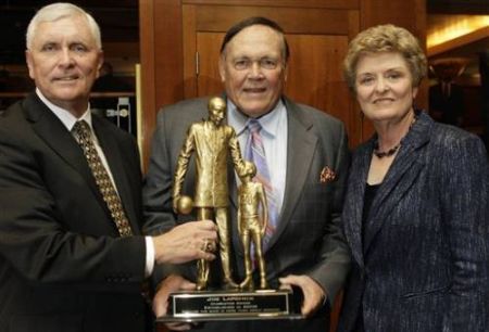 Gene Keady honored for his achievements.