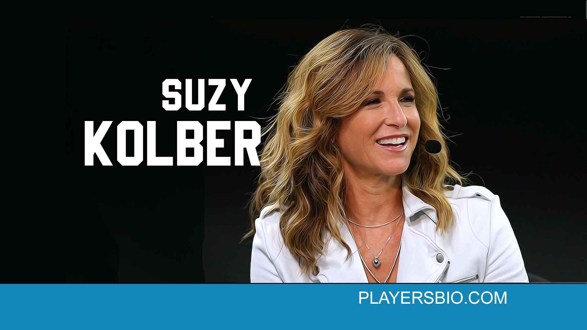 Suzy Kolber is an American sporstcaster. 