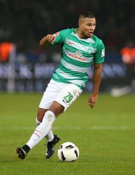 Serge Gnabry In Playfield (Source Pinterest)