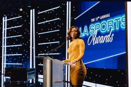Kristina Pink hosting LA Sports Award for the first time