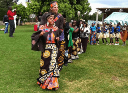 Dirk And Jessica During Their Kenyan Traditional Wedding Ceremony