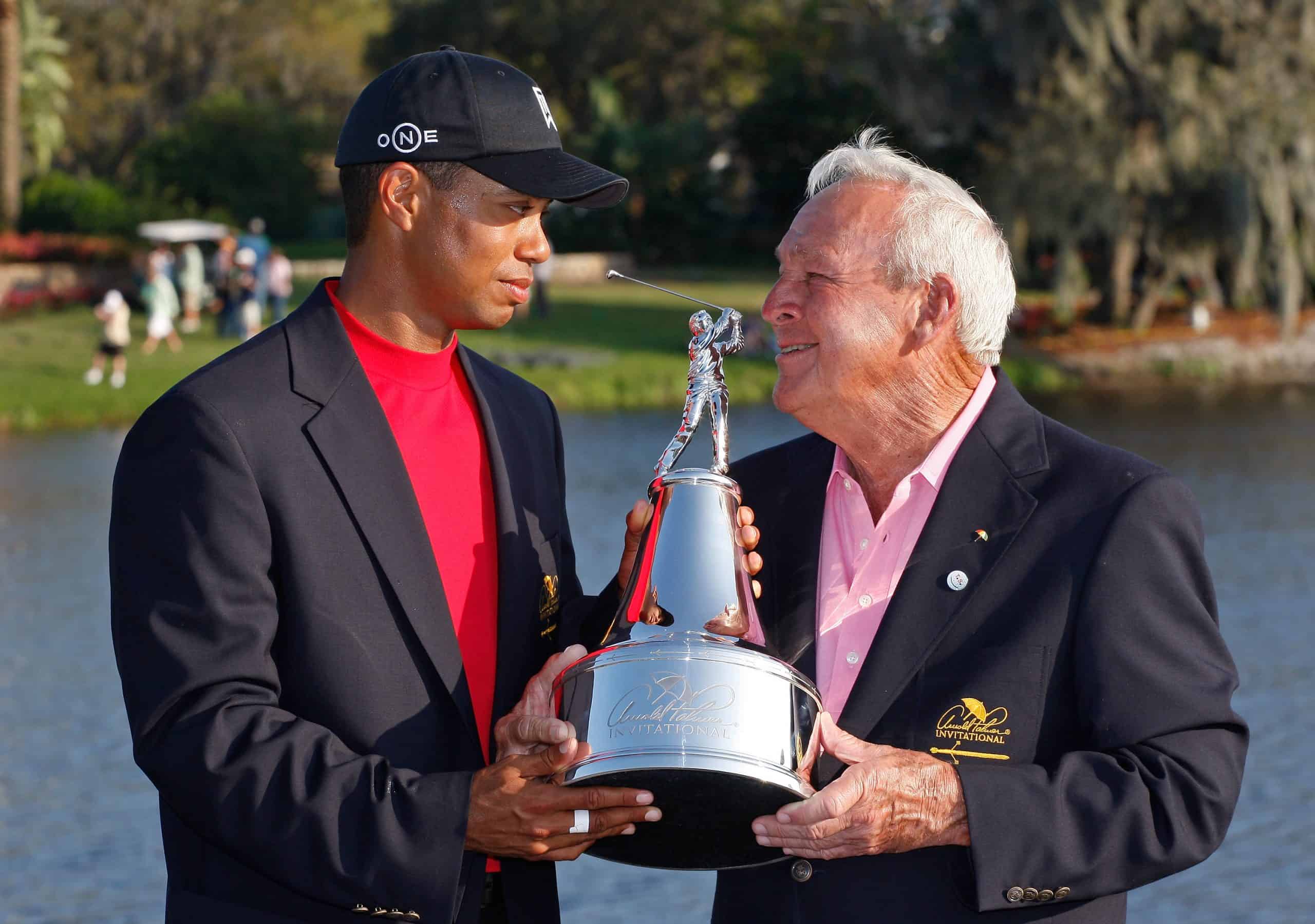Arnold Paler met with Tiger Woods