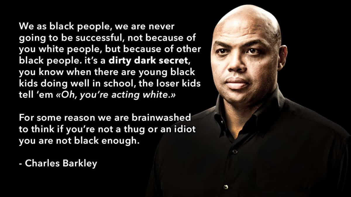 Charles Barkley quote on racism