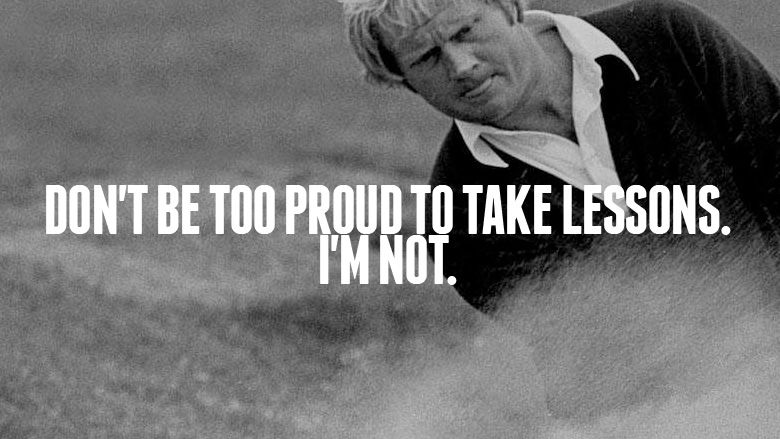 Jack Nicklaus quote on being proud