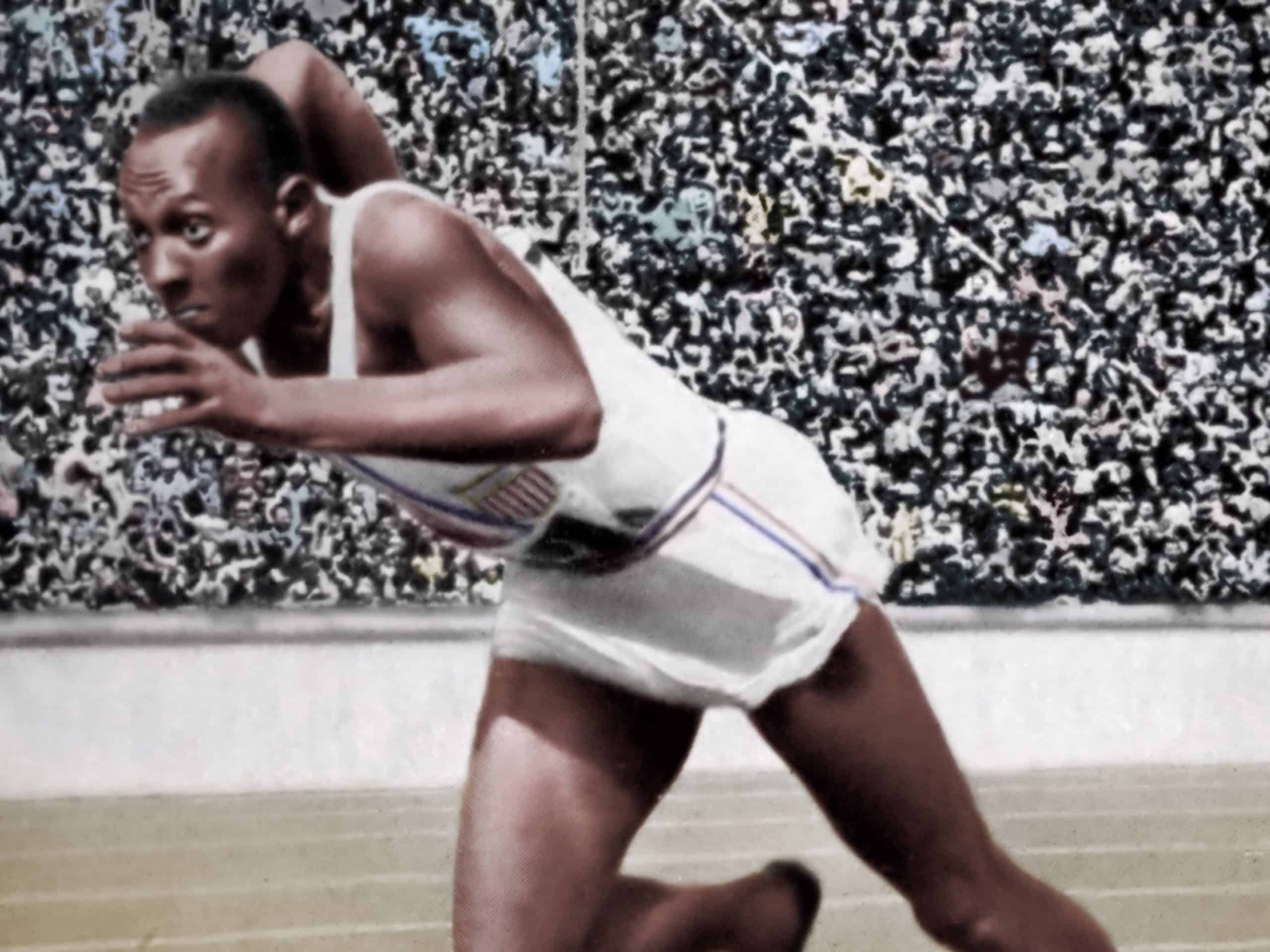 Jesse Owens at Berlin Olympics