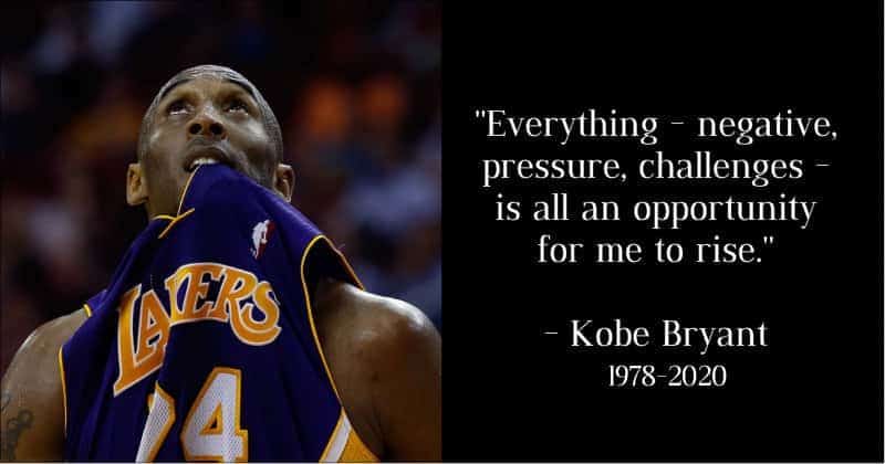 Kobe Bryant quotes on struggling life