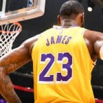 LeBron James on Jersey