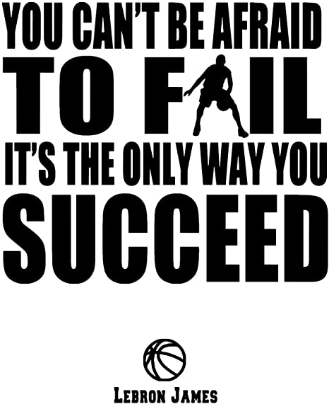 LeBron James quote on Interrelationship between failure and success