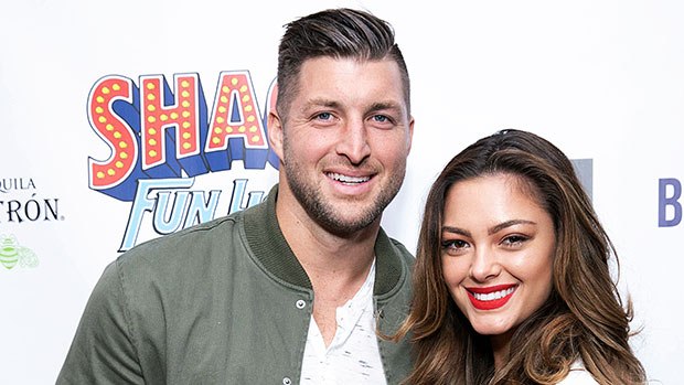 Tim Tebow with his wife, Demi