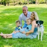 Michelle With Her Husband Joe Buck