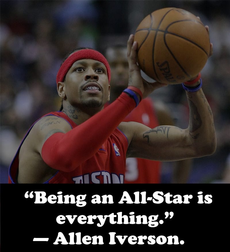 Allen Iverson quote on All-star