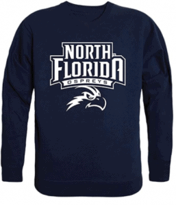 College Crewneck Fleece Sweatshirt