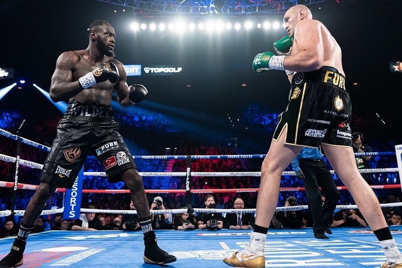 Deontay Wilder inside the ring