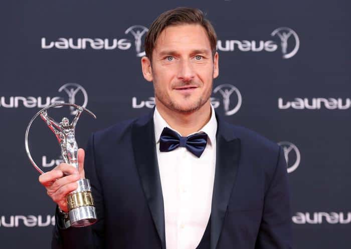 Francesco Totti honoured won top Laureus awards