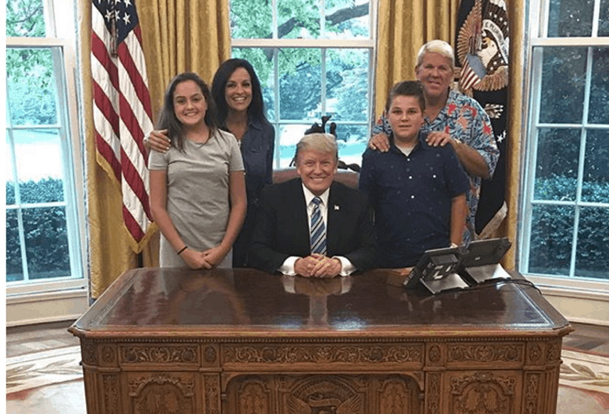 John Daly in white house