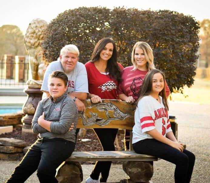 John Daly with his family