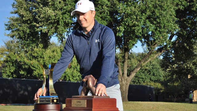 Jordan Spieth won PGA Player of the Year Award and Vardon Trophy