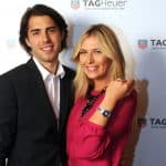 Maria Sharapova with her boyfriend Alexander Gilkes