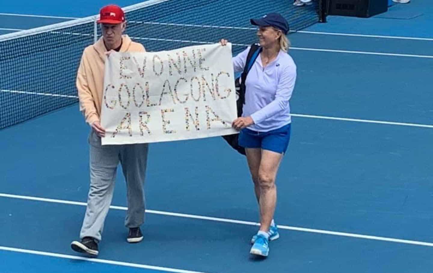 Martina Navratilova on Protest at the Australian Open