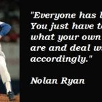 Nolan Ryan quote on limitations