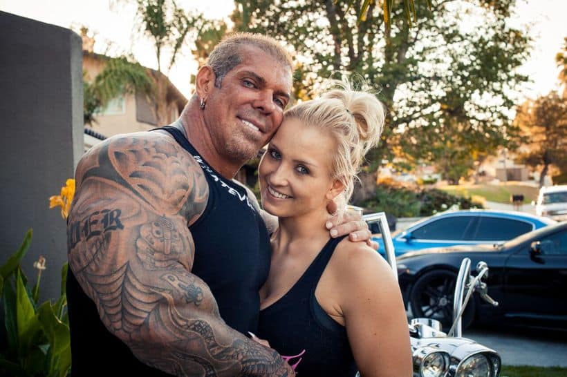 Rich Piana with his beautiful wife