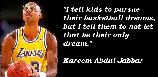 Kareem Abdul-Jabbar Quote on dream 