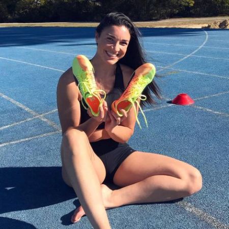 Michelle Jenneke modelling for PUMA