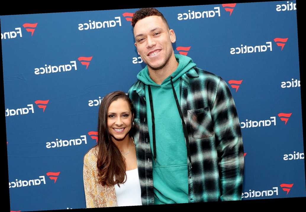 Aaron Judge with his girlfriend, Samantha