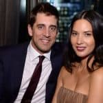 Aaron Rodgers with Olivia Munn