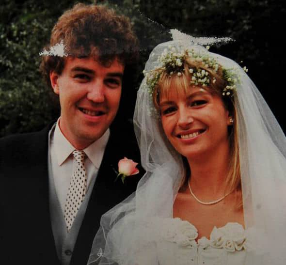 Jeremy Clarkson with his first wife