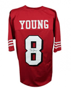 Steve Young Autographed Jersey