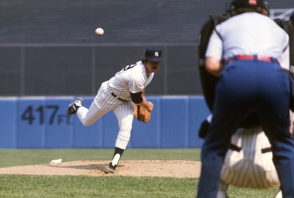 Catfish Hunter on field