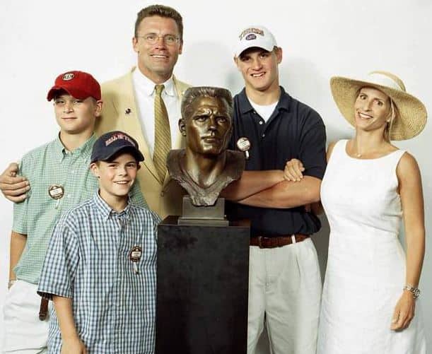 Howie Long, along with his family