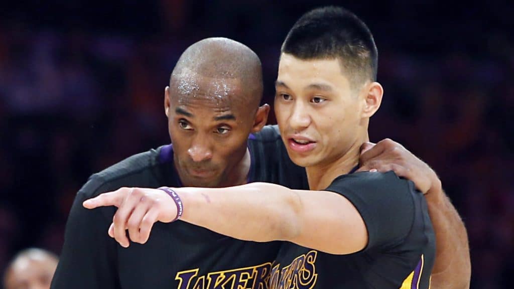 Jeremy Lin With Kobe Bryant