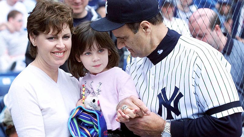 Joe Torre with his family