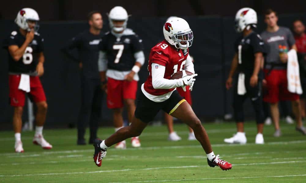 Keyshawn Johnson on field 