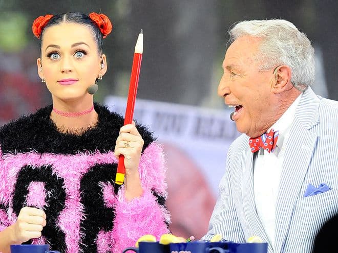 Lee Corso With Katy Perry