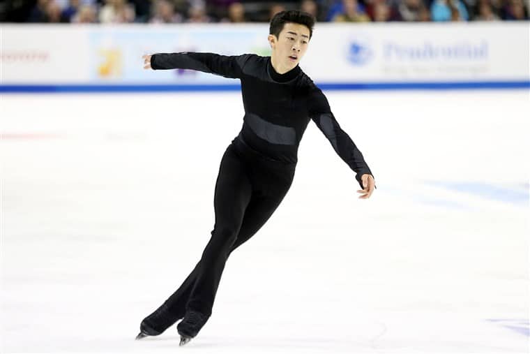 Nathan Chen on field