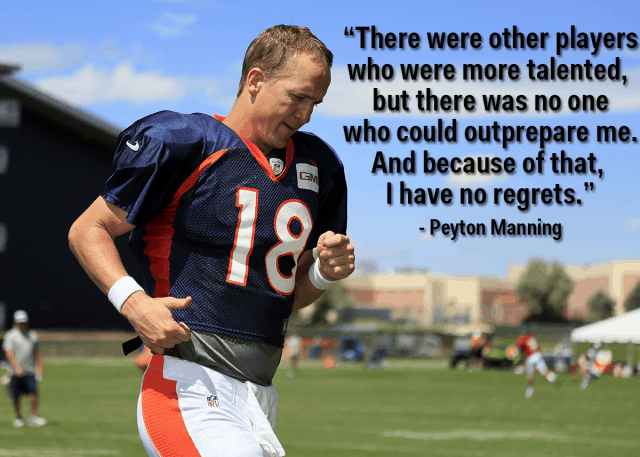 Peyton Manning quote on players