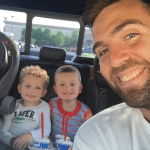 Joe Flacco with kids