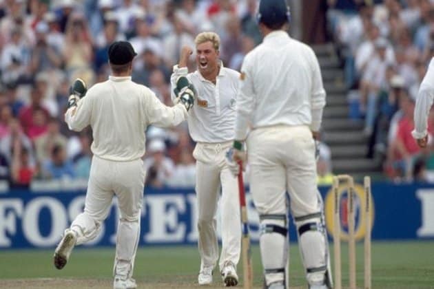 Shane Warne on field