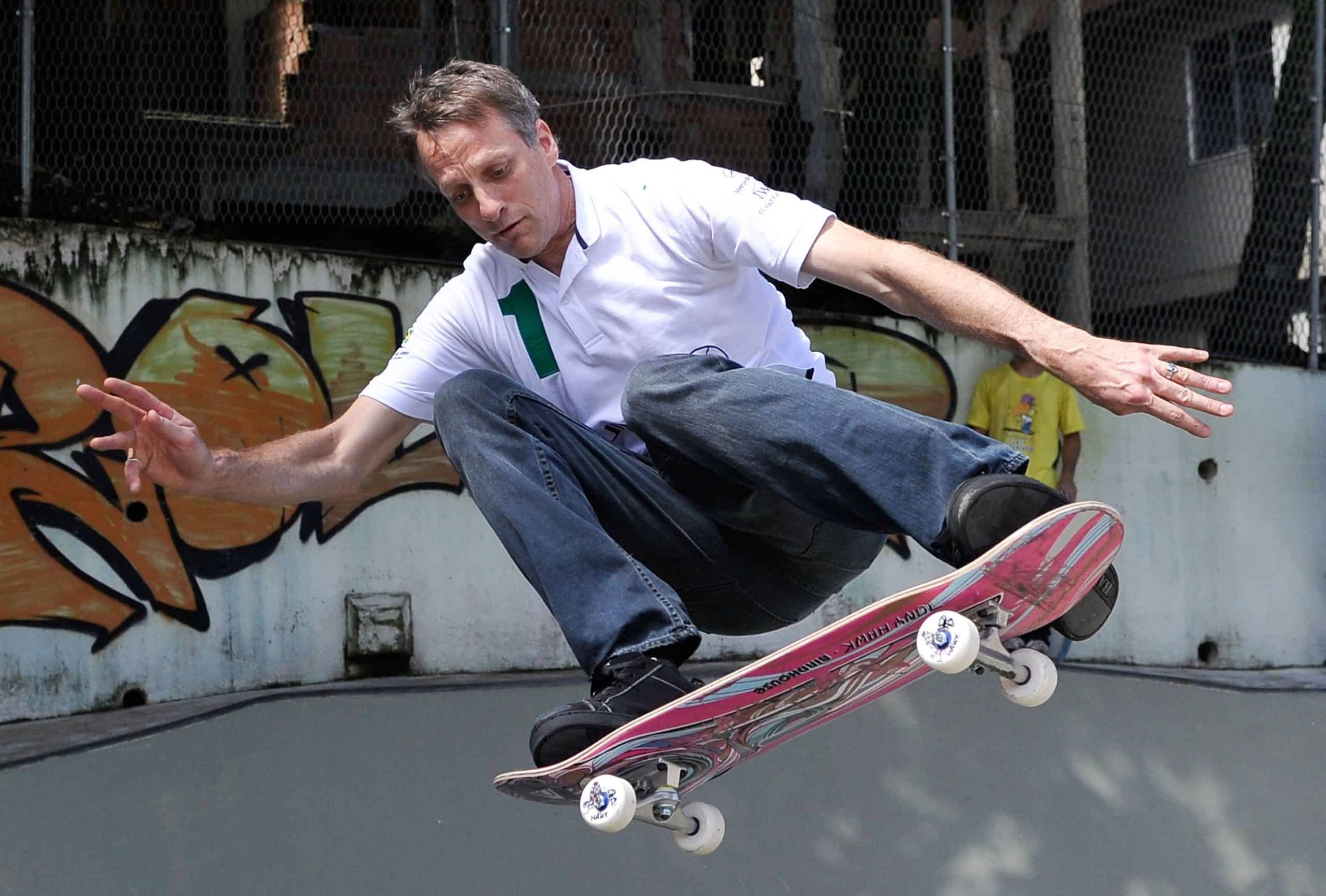 Tony Hawk on field