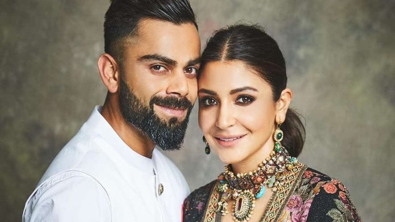 Virat Kohli with his beautiful wife, Anushka Sharma