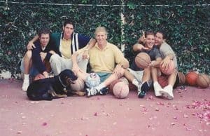 Bill walton with his childrens