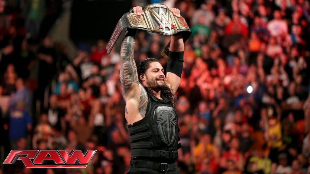 roman reigns with wwe championship