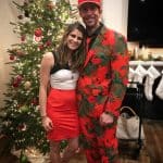 Travis Pastrana with his wife