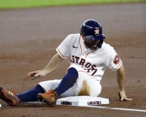 Altuve placed on disabled list after knee injury