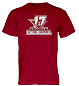 Alabama National Championships shirt