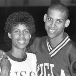 Cheryl (left) with Brother Reggie