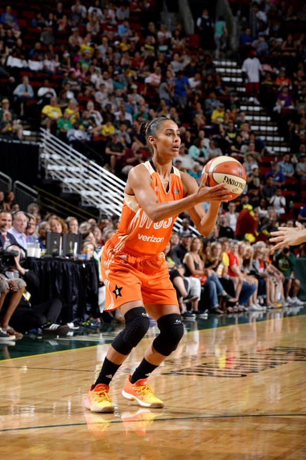 Skylar during WNBA All Star 2017